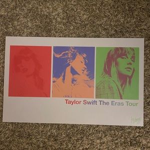 TAYLOR SWIFT THE ERAS TOUR POSTER